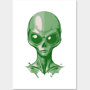 Alien Retro Vintage Posters and Art